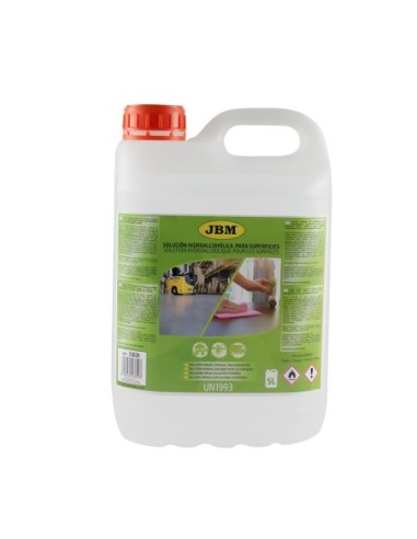 JBM 53829 SOLUCIÓN HIDROALCOHÓLICA  PARA SUPERFICIES 5L