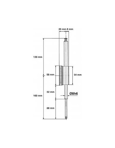 LIMIT 119130201 RELOJ COMPARADOR PROFE.80MM 0.01MM