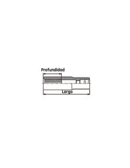 TENGTOOLS 25732306 VASO 1/2  HEX 16 MM