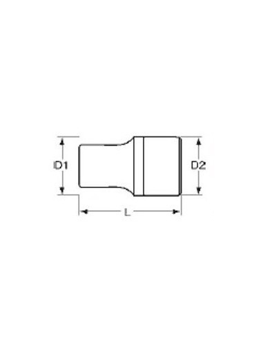 TENGTOOLS 101850204 VASO TORX 1/4  E5 M140705-C