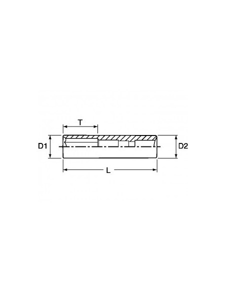 TENGTOOLS 35620061 VASO HEX 1/4  5 MM