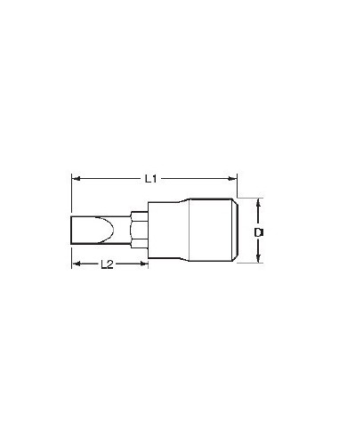 TENGTOOLS 68280106 VASO PUNTA PLANA 1/4  4 M141404-C