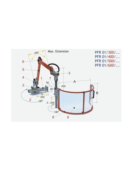 OPTIMUM 3301500 PROTECTOR FRESADORA PFR 01/500