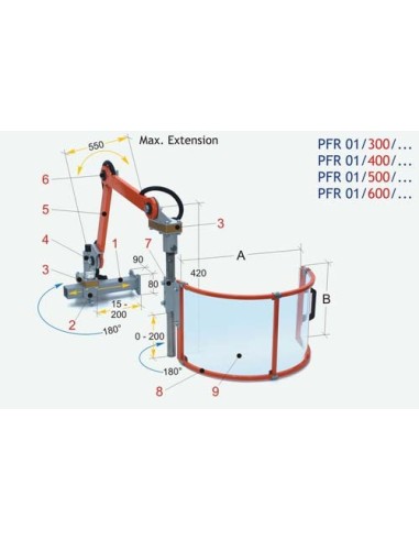 OPTIMUM 3301300 PROTECTOR FRESADORA PFR 01/300