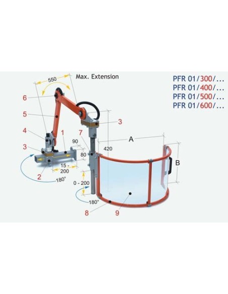 OPTIMUM 3301300 PROTECTOR FRESADORA PFR 01/300