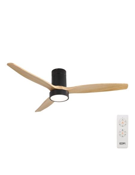 Ventilador inteligente de techo KARA Madera (Ø132 cm)