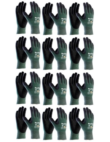 12 pares de guantes anticorte ATG MaxiFlex® Cut™ 124-87412 (Talla 11)