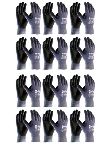 12 pares de guantes anticorte ATG MaxiCut® Ultra™ 44-127412 (Talla 11)