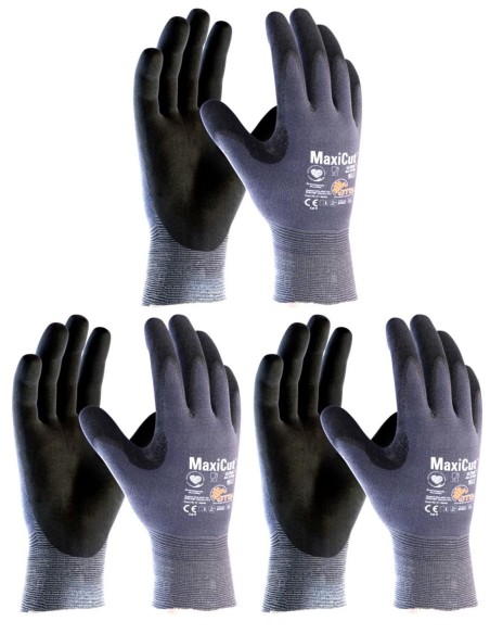 3 pares de guantes anticorte ATG MaxiCut® Ultra™ 44-3745 (Talla 11)