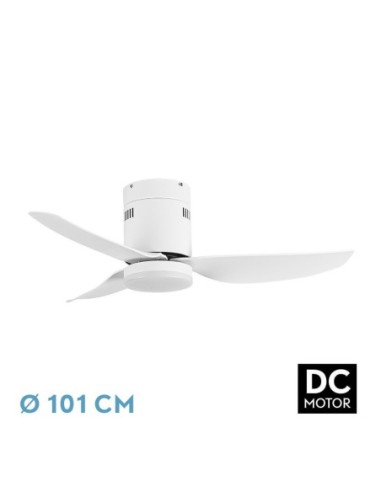 Ventilador de techo Fabrilamp modelo BORAX blanco  (Ø 101 cm)