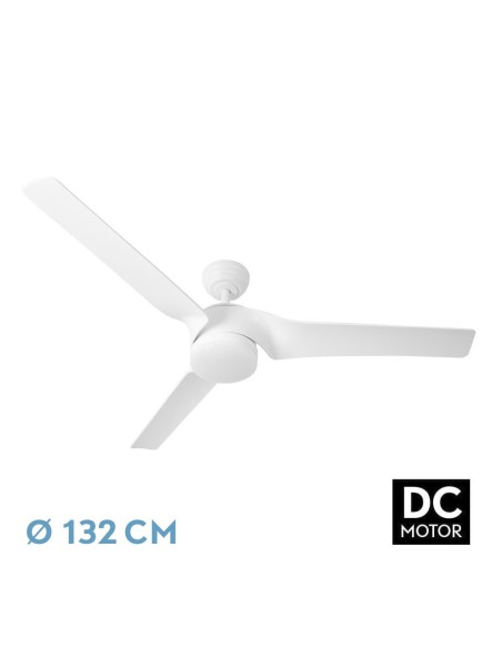 Ventilador de techo Fabrilamp modelo MONTIJO blanco  (Ø 132 cm)