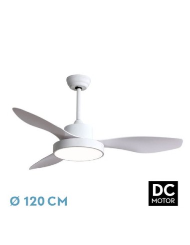 Ventilador de techo Fabrilamp modelo HAYATE blanco  (Ø 120 cm)