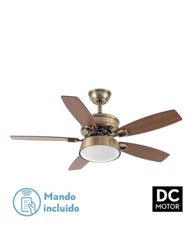 Ventilador de techo Fabrilamp modelo BRAW nogal y roble  (Ø 106,7 cm)