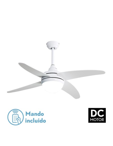 Ventilador de techo Fabrilamp modelo KLOD blanco  (Ø 117 cm)