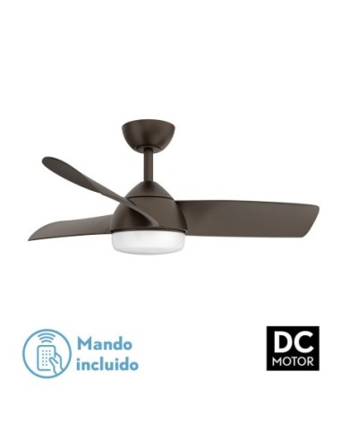 Ventilador de techo Fabrilamp modelo HAUR marrón  (Ø 107 cm)