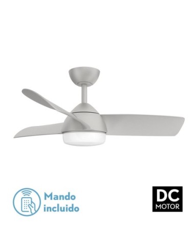 Ventilador de techo Fabrilamp modelo HAUR plata  (Ø 107 cm)