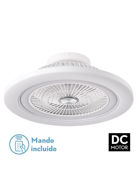 Ventilador de techo de plafón Fabrilamp modelo MATO blanco  (Ø 58 cm)