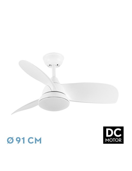 Ventilador de techo Fabrilamp modelo ATOMO blanco  (Ø 91 cm)