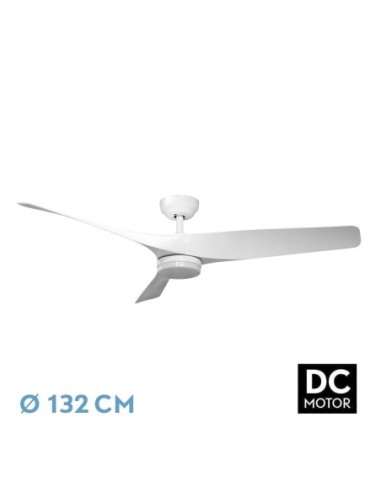 Ventilador de techo Fabrilamp modelo NIGER blanco  (Ø 132 cm)