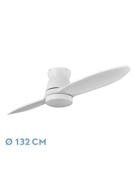 Ventilador de techo Fabrilamp modelo NORDIC blanco  (Ø 132 cm)