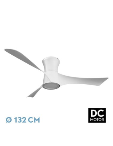 Ventilador de techo Fabrilamp modelo TIANAS blanco  (Ø 132 cm)