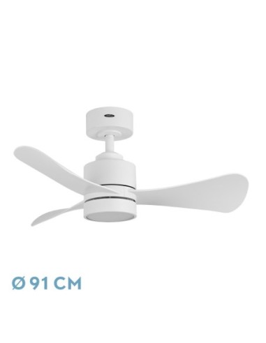 Ventilador de techo Fabrilamp modelo ZEPELIN blanco  (Ø 91 cm)