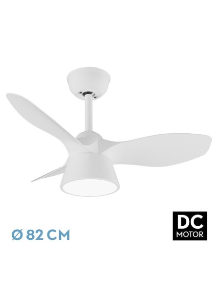 Ventilador de techo Fabrilamp modelo CUBICO blanco  (Ø 82 cm)