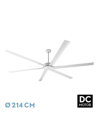 Ventilador de techo Fabrilamp modelo ALMANZOR blanco  (Ø 214 cm)