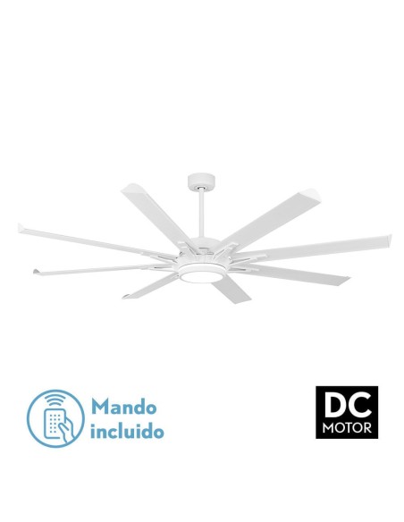 Ventilador de techo Fabrilamp modelo GRADO blanco (Ø 198 cm)