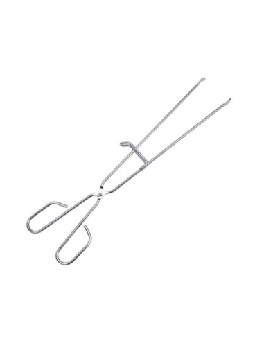 Pinzas para barbacoa de acero inoxidable con tope (45 cm)