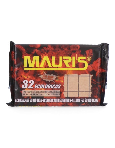 Pastillas ecológicas Mauris de encendido para barbacoas (32 unidades)