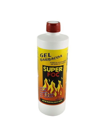 Gel de encendido para barbacoas y quemadores (1000ml.)