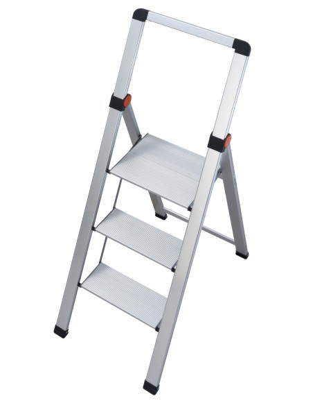 Gierre BS300 Mini escalera ultra delgada de aluminio Slim (3 peldaños)