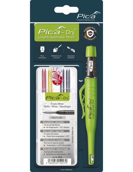 PICA 30407 - Packs de marcador 3030 Pica-Dry® y estuche de minas 4070