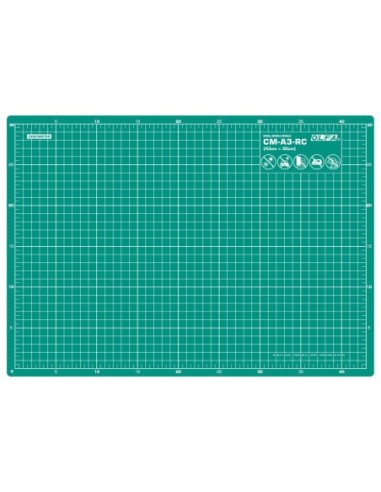 Olfa CM-A3-RC Plancha de corte de 2 mm tamaño pequeño (430 x 300 mm)