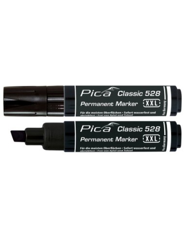 PICA 528/46 - Marcador Permanente Tipo Pincel Negro