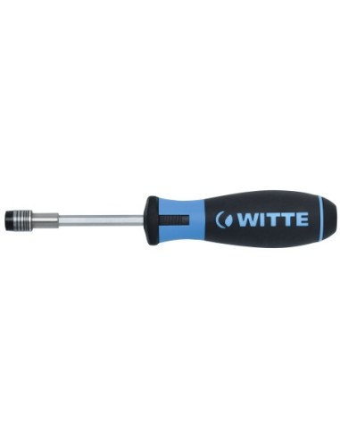 WITTE 468223 - Destornillador portapuntas PRO BITDRIVE (Puntas planas y PH)