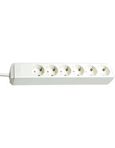 BRENNENSTUHL 1158610030 - Base múltiple Eco-Line blanca (3 tomas y 3 m)