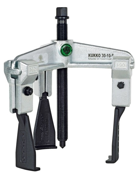 KUKKO 30-3-S - Extractor de rodamientos universal de 3 patas espacios angostos (250x200 mm)