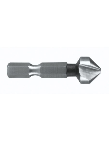 RUKO 102317 - Avellanador cónico DIN 335 forma C 90º HSS mango hexagonal 1/4" (Ø máx. 165 mm)