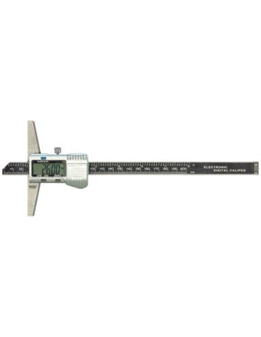 VOGEL 228252 - Calibre de profundidad electrónico-digital DIN 862  - Capacidad 200 mm