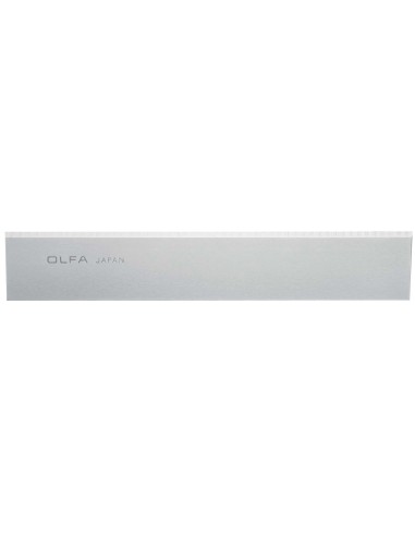 OLFA BS-10B - Pack de 10 cuchillas para rascadores 100x18x03 mm plateadas