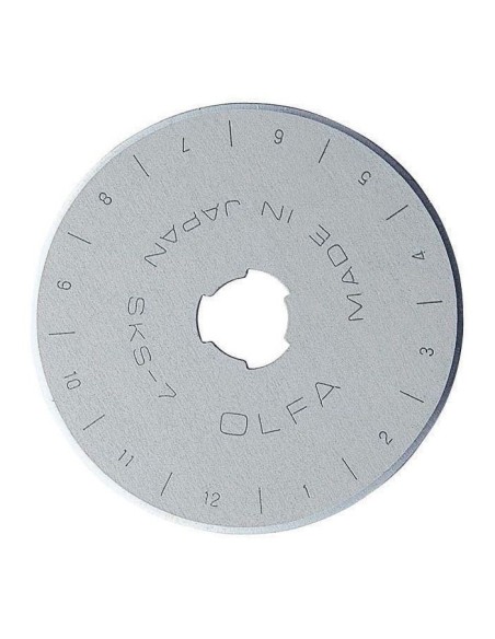 OLFA RB-45-1 - Cuchilla Circular 45mm Color Plateado - Espesor 03 mm