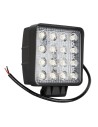 JBM 53045 Faro de trabajo cuadrado de 16 LEDs de luz dispersa