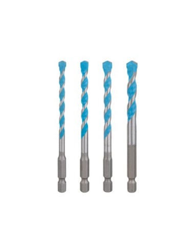 Set de 4 brocas BOSCH EXPERT HEX-9 Multi Construction (5,5/6/7/8 mm)