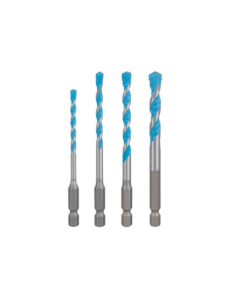 Set de 4 brocas BOSCH EXPERT HEX-9 Multi Construction (4/5/6/8 mm)