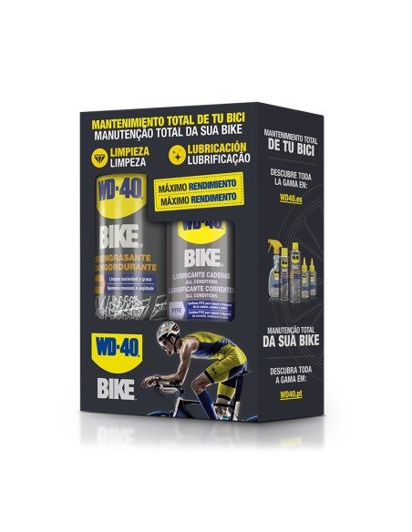 Pack WD-40 Specialist Bike desengrasante 500 ml + WD-40 Specialist lubricante para cadenas All Conditions 250 ml