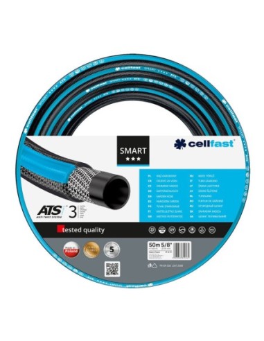 Manguera de riego Smart ATS de 15 mm x 50 m Cellfast