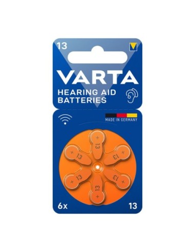 Pila para audífonos Varta Hearing Aid Batteries 13 (blister 6 unid.)