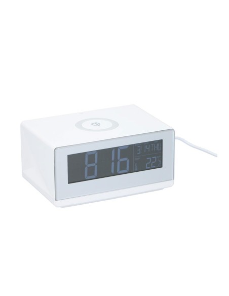 Reloj despertador con cargador inalámbrico 5W Grundig